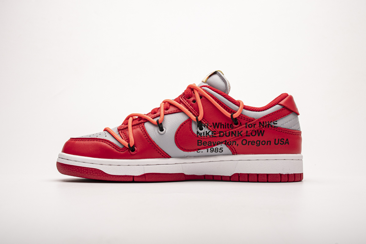 Off White X Nike Dunk Low University Red Ct0856 600 14 - www.kickbulk.cc