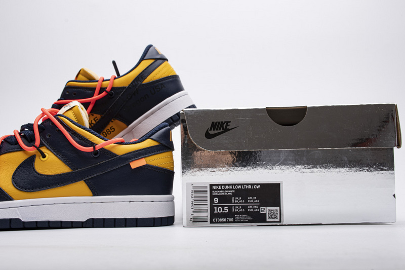 Off White X Nike Dunk Low University Gold Ct0856 700 12 - www.kickbulk.cc