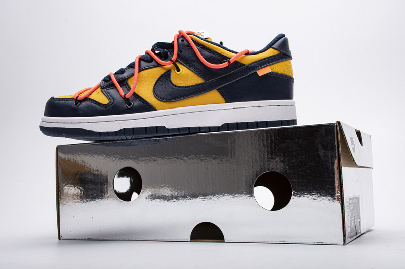 Off White X Nike Dunk Low University Gold Ct0856 700 13 - www.kickbulk.cc