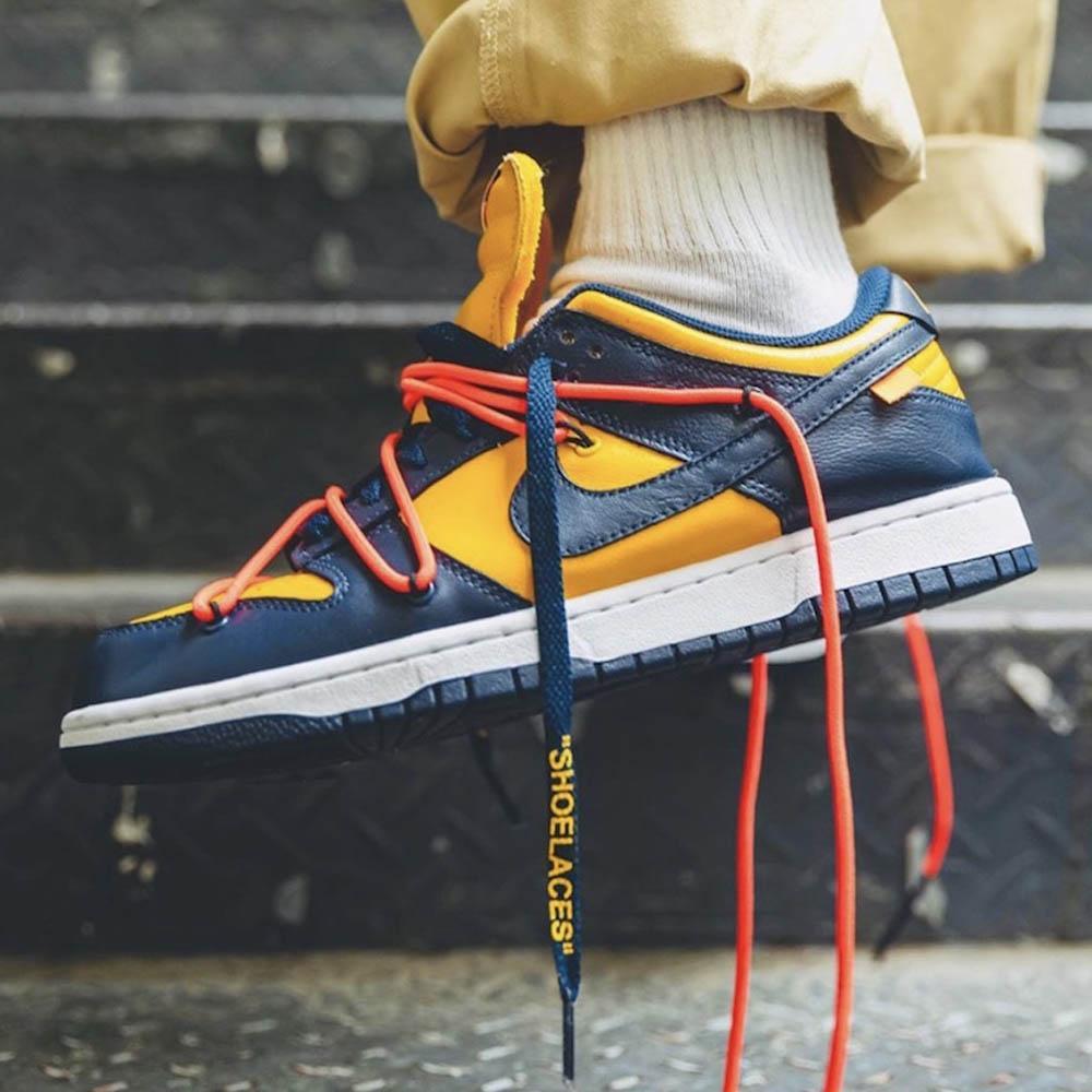 Off White X Nike Dunk Low University Gold Ct0856 700 5 - www.kickbulk.cc