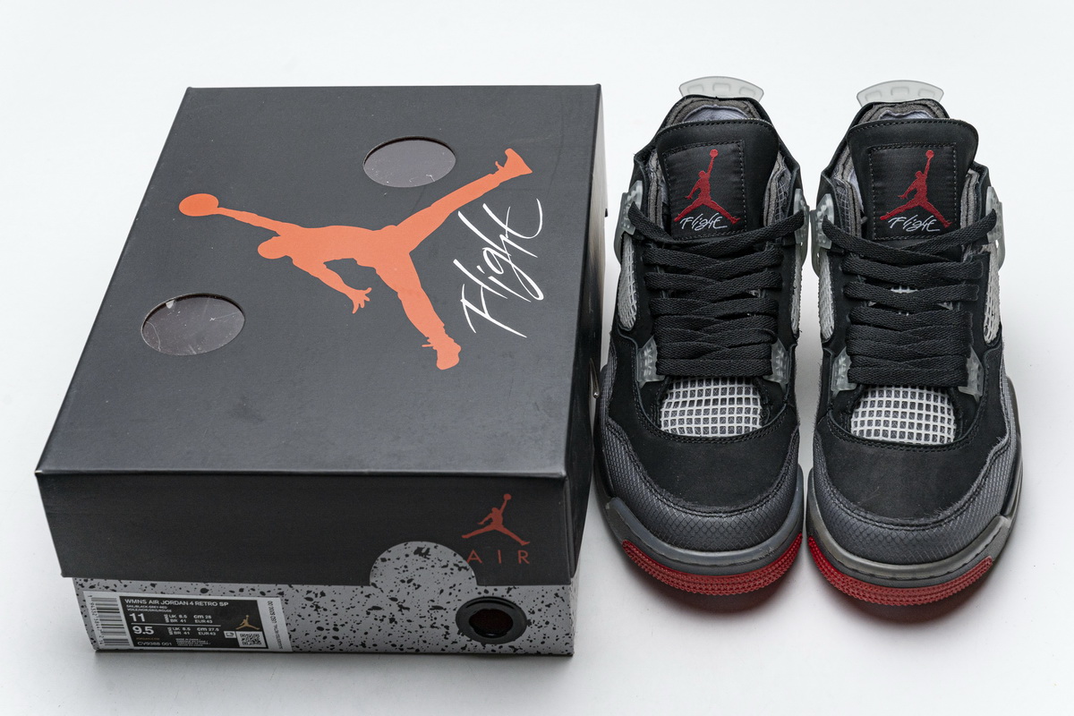 Cv9388 001 Off White X Air Jordan 4 Bred Black Red 24 - www.kickbulk.cc