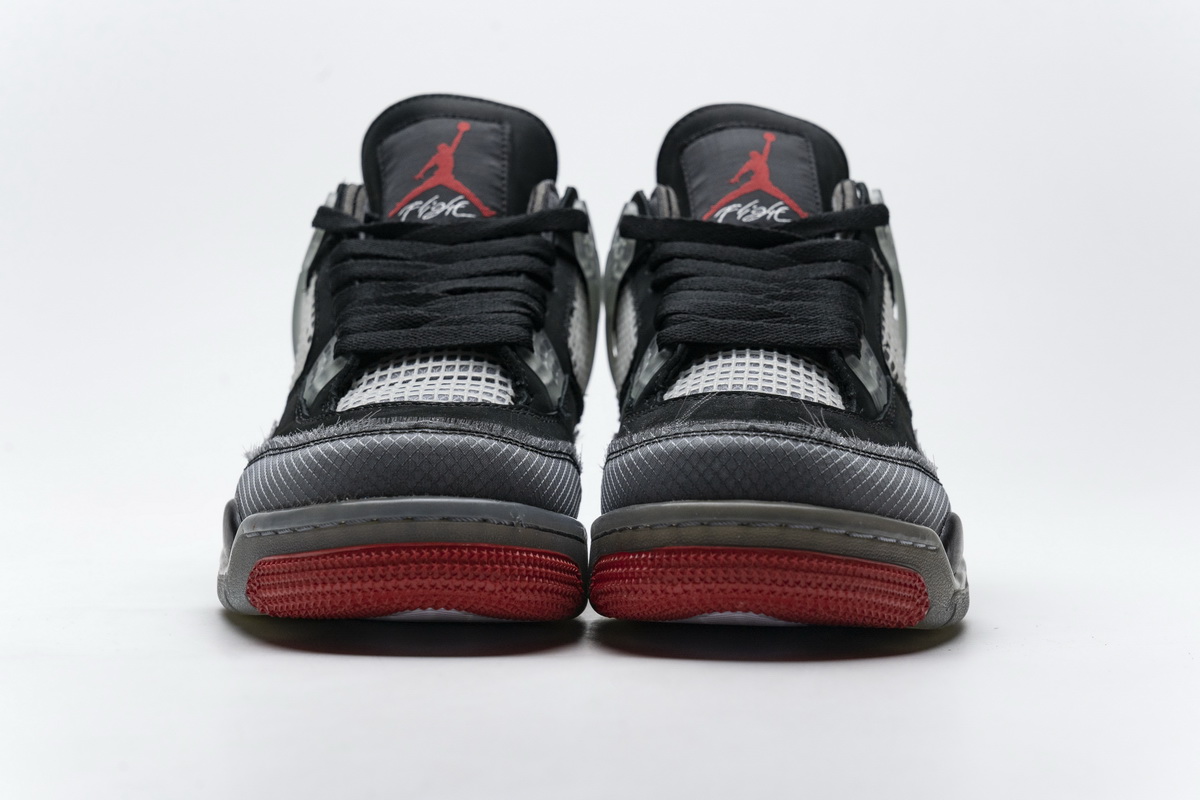 Cv9388 001 Off White X Air Jordan 4 Bred Black Red 4 - www.kickbulk.cc