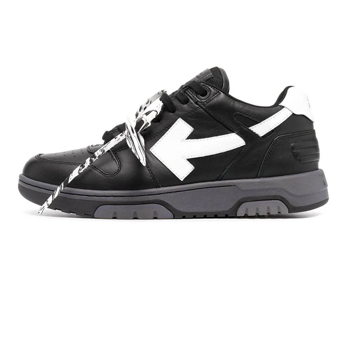 Off White Black White Out Of Office Low Sneakers 1 - www.kickbulk.cc