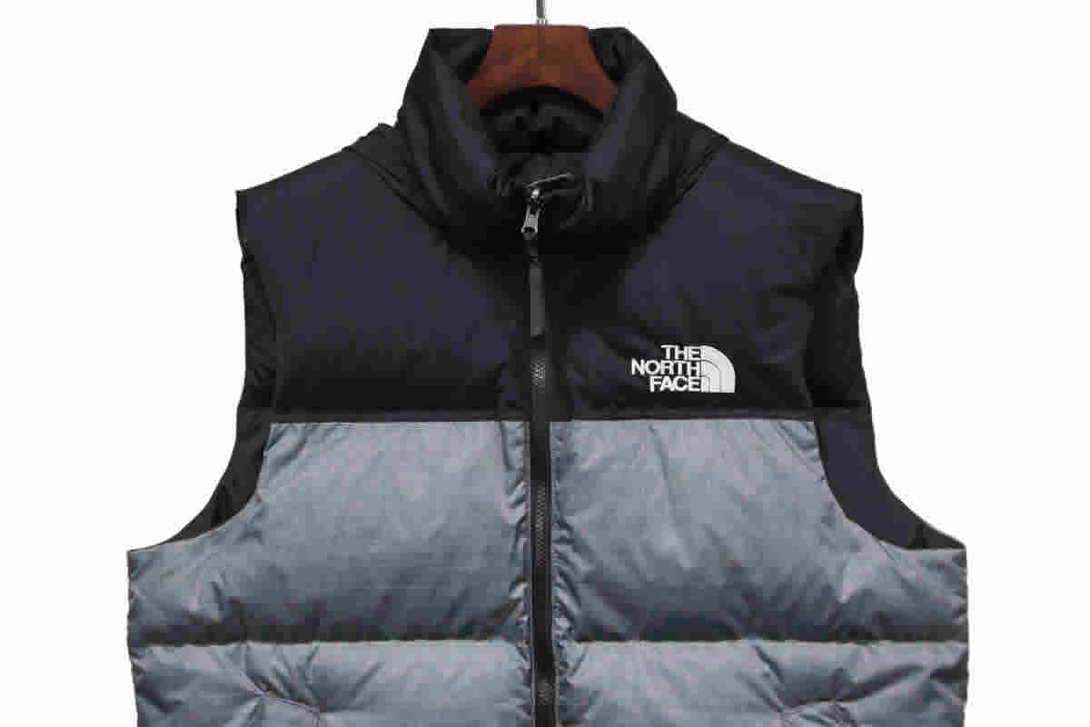The North Face Down Vest Grey 3 - www.kickbulk.cc