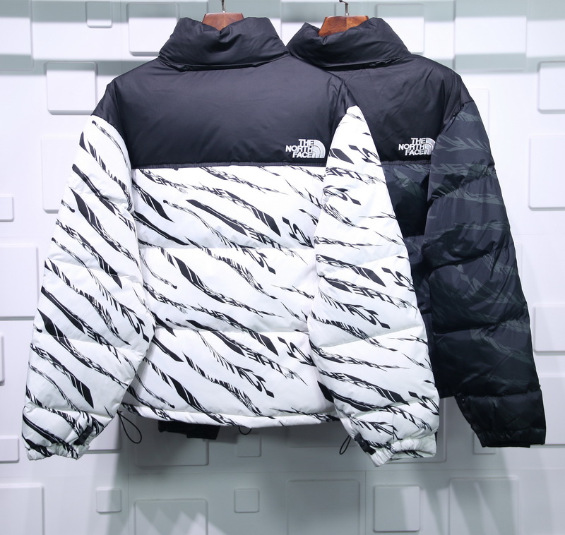 The North Face Zebra Logo Pattern Down Jacket 2 - www.kickbulk.cc