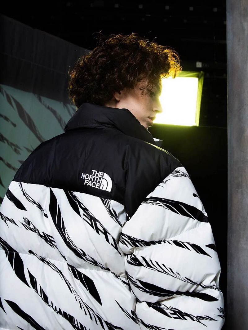 The North Face Zebra Logo Pattern Down Jacket 6 - www.kickbulk.cc