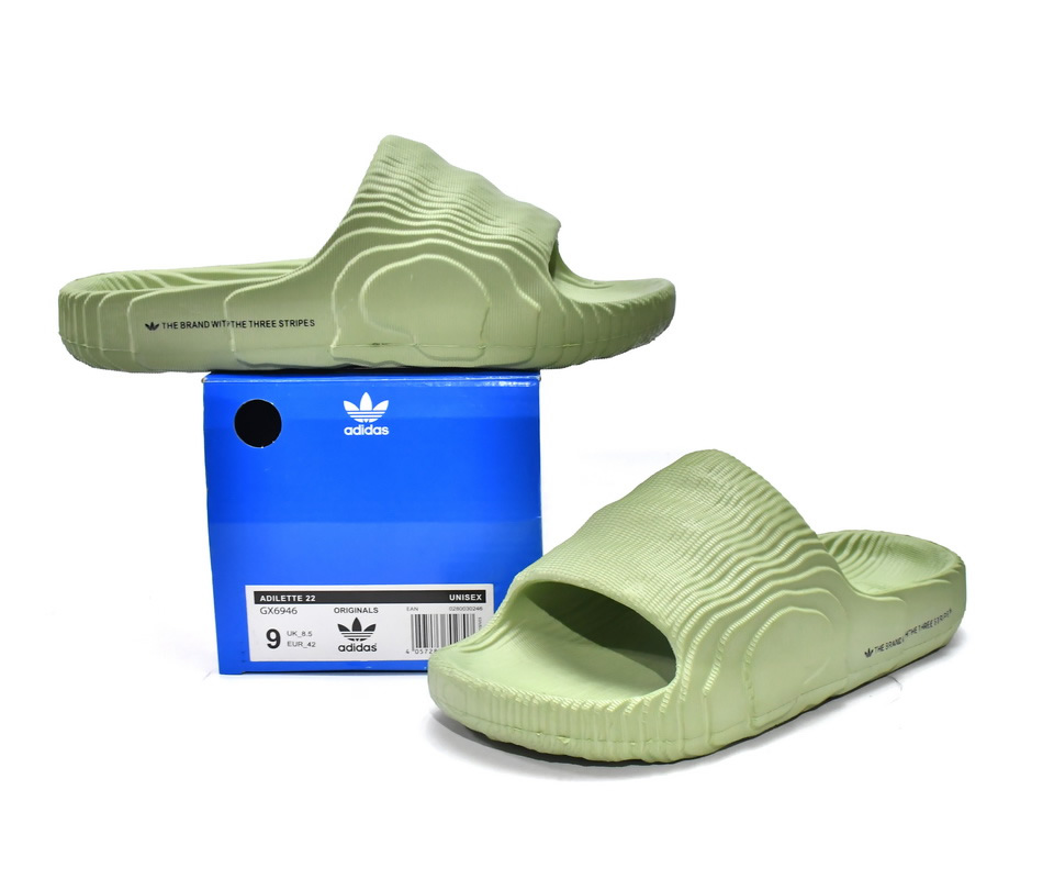 Aiddas Adilette 22 Slides Magic Lime Gx6946 3 - www.kickbulk.cc