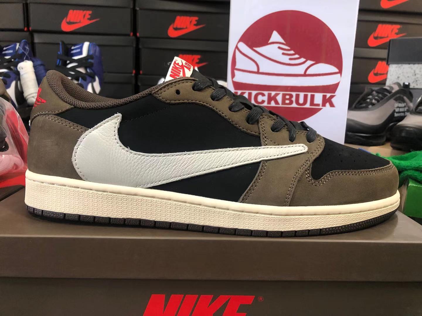 Travis Scott X Air Jordan 1 Low Cactus Jack CQ4277-001 Kickbulk Sneaker ...