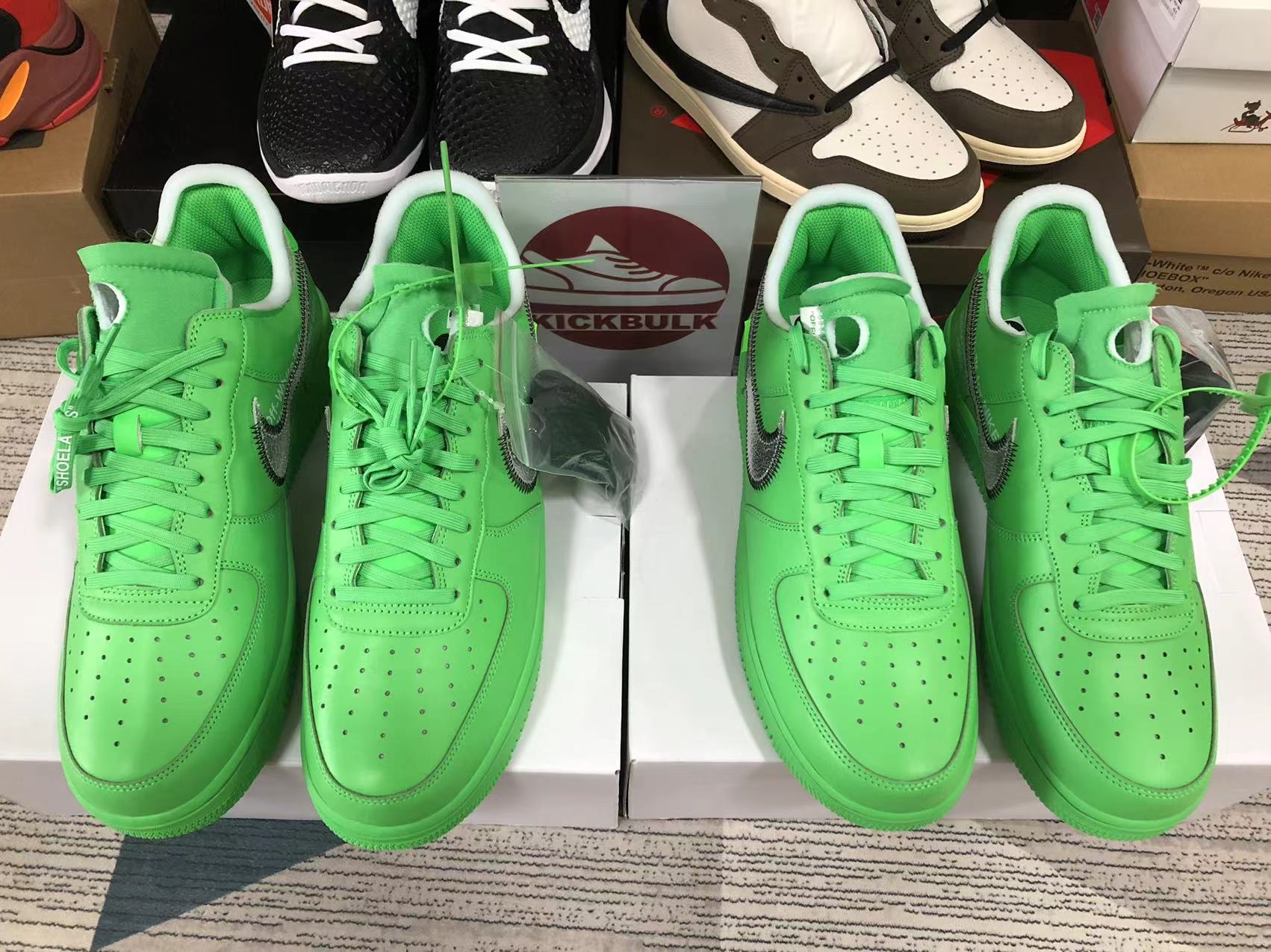 Air Force 1 Low Off-White Light Green Spark