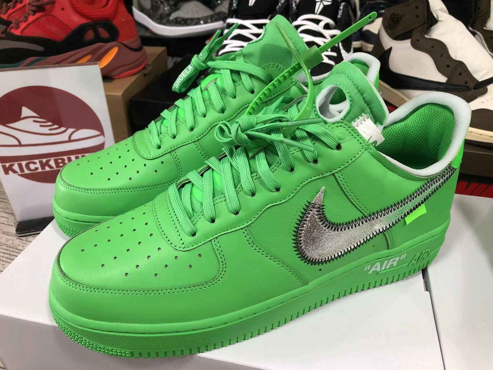 Off-White x Nike Air Force 1 Low “Light Green Spark” – YankeeKicks Online