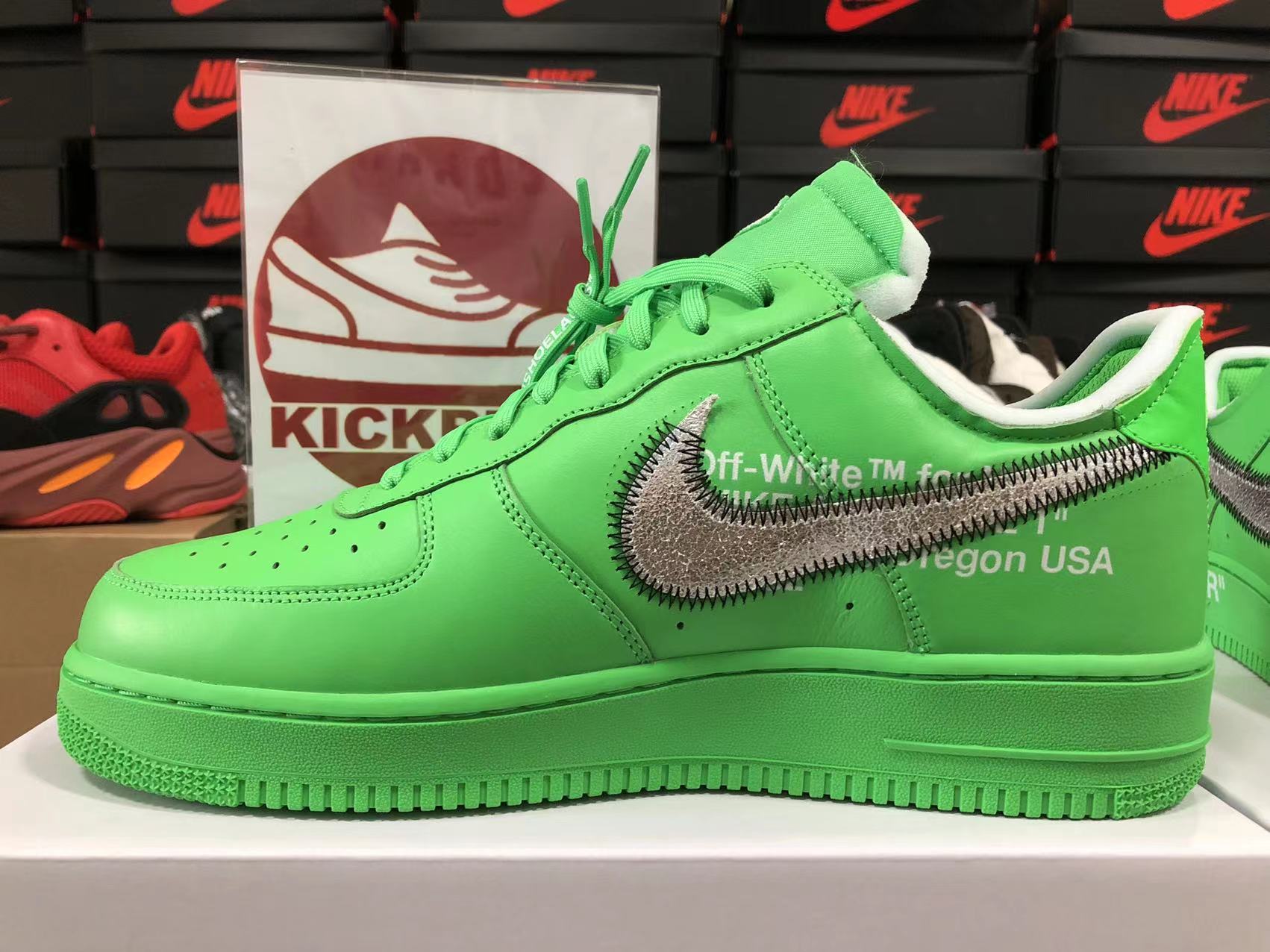 Off-White Air Force 1 Low Light Green Spark - DX1419-300