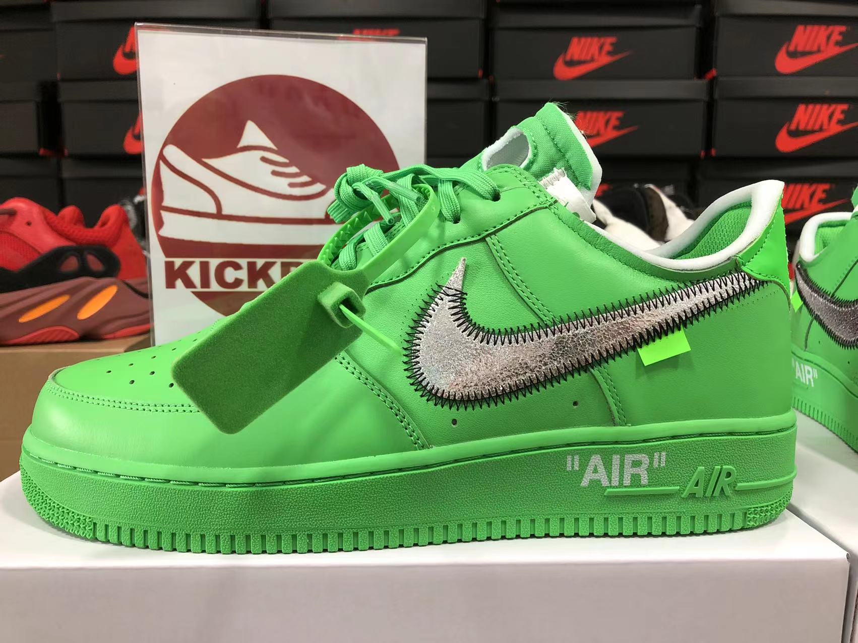 Off-White Air Force 1 Low Light Green Spark - DX1419-300