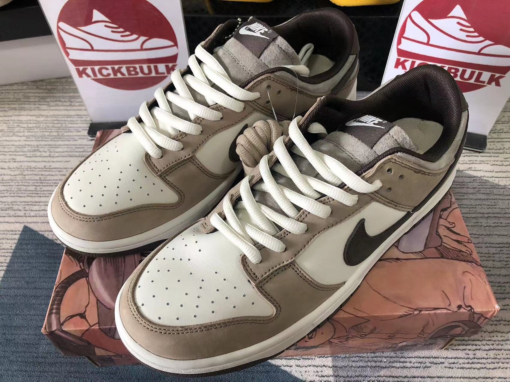 Otomo Katsuhiro x Nike SB Dunk Low Steamboy OST White Brown LF0039-002 ...