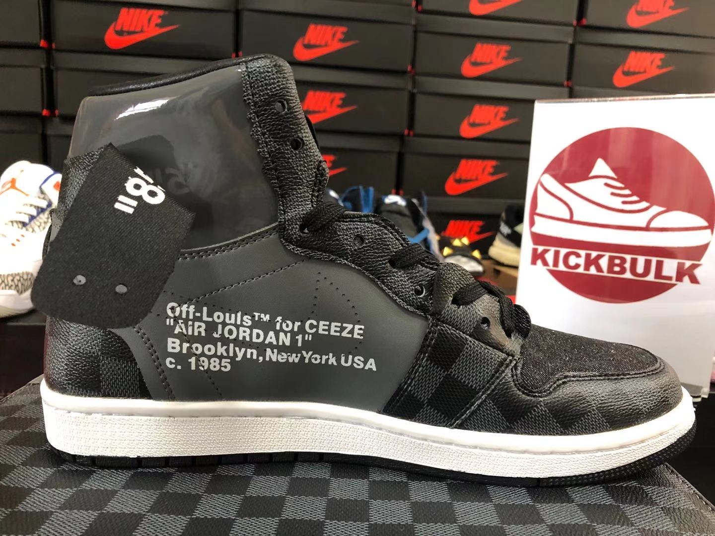 LOUIS VUITTON X AIR JORDAN 1 Low LV Kickbulk Sneaker Camera photos