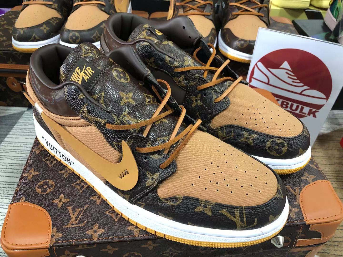 Sneaker News on X: Louis Vuitton x Air Jordan 1 Concept   / X