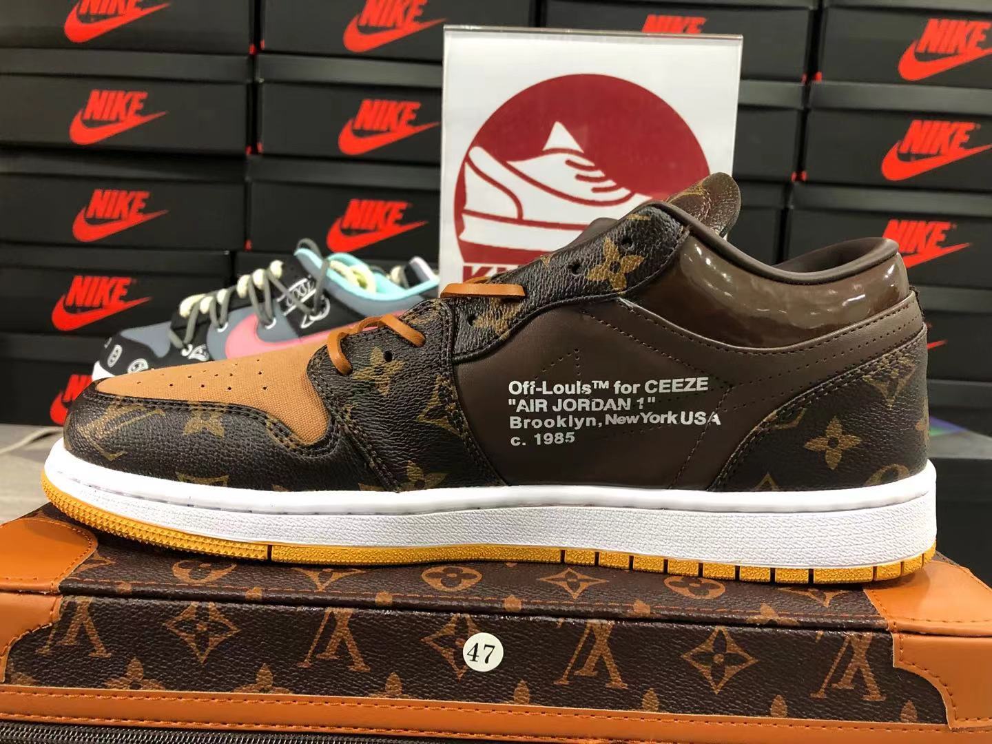 Sneaker News on X: Louis Vuitton x Air Jordan 1 Concept   / X